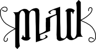 SVG ambigram for the name Mark